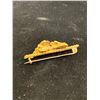 Image 2 : 10K BROOCH SET WITH GOLD NUGGET (11.6G)