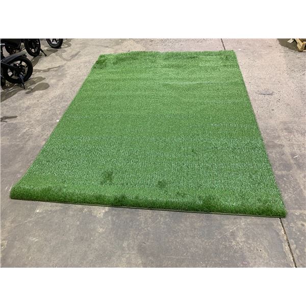 FAUX GRASS AREA RUG 8 X6 Able Auctions faux-grass-area-rug-8-x6-able-auctions