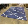 Image 1 : LANART PATTERNED INDOOR/OUTDOOR AREA RUG 10'X8'