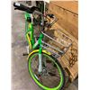 Image 3 : LIME GREEN & YELLOW E-BIKE WITH BATTERY, KEY & CHARGER