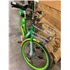 Image 3 : LIME GREEN & YELLOW E-BIKE WITH BATTERY, KEY & CHARGER