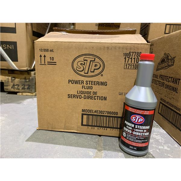 BOX OF 12 STP POWER STEERING FLUID