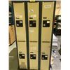 Image 1 : 6 BAY LOCKER SET WITH DIGITAL LOCKS