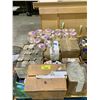 Image 1 : PALLET OF ASSORTED ITEMS; 3M VENTURE TAPE, NAPKINS DIGITAL LIGHT SWITCHES AND MORE