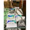 Image 2 : SHELF LOT OF ASSORTED DOOSAN EXHAUST PIPE CLAMPS, MUFFLER GASKETS AND MUFFLER CLAMPS