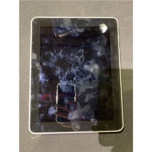 FIRST GENERATION IPAD MODEL NUMBER A1219- NO POWER CORD, WIPED AND WORKING ORDER
