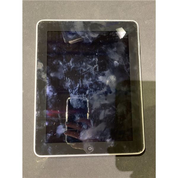 FIRST GENERATION IPAD MODEL NUMBER A1219- NO POWER CORD, WIPED AND WORKING ORDER