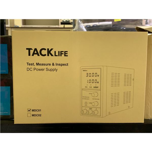 TACKLIFE TEST MEASURE AND INSPECT DC POWER SUPPLY MODEL MDC01