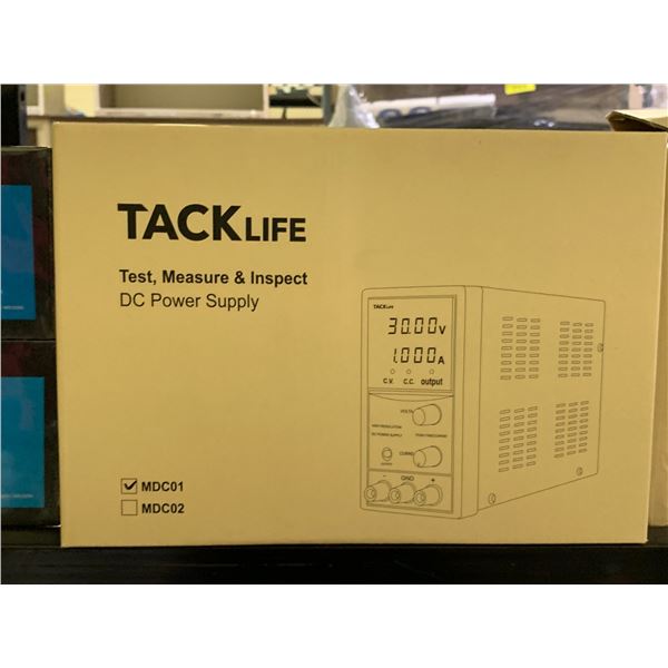 TACKLIFE TEST MEASURE AND INSPECT DC POWER SUPPLY MODEL MDC01