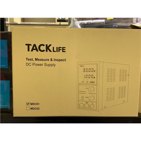 TACKLIFE TEST MEASURE AND INSPECT DC POWER SUPPLY MODEL MDC01