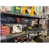 Image 1 : VINTAGE GAS CAN, UTILITY PUMP, WORK LIGHTS AND MORE
