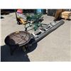 Image 1 : ASSORTED ITEMS INCLUDING; METAL FIREPIT, METAL PIPES, LADDER PARTS & MORE