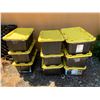 Image 1 : 9 64L TOUGH TOTES WITH LIDS