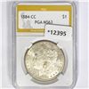 1884-CC Morgan Silver Dollar PGA MS63