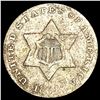 1852 Silver Three Cent LIGHTLY CIRCULATED