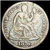Image 1 : 1876-CC Seated Liberty Dime NICELY CIRCULATED