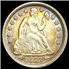 Image 1 : 1853 Arws Seated Liberty Dime CHOICE BU