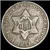 Image 1 : 1851 Silver Three Cent LIGHTLY CIRCULATED