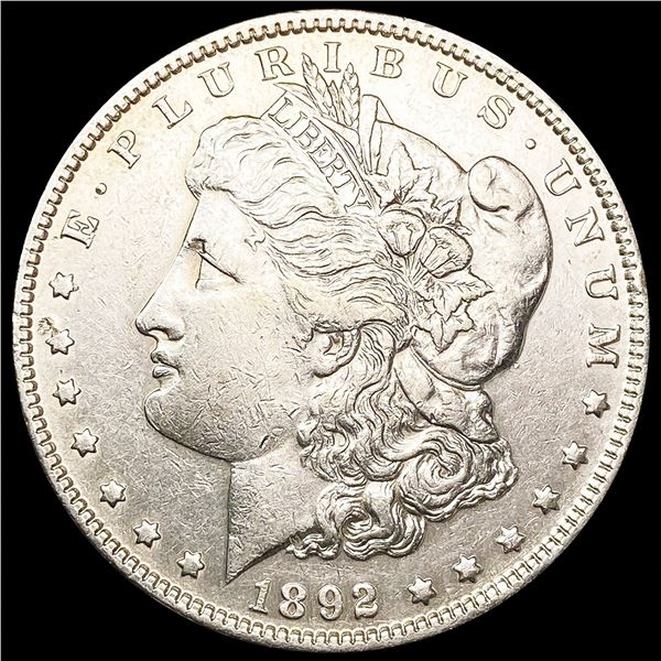 1892 Morgan Silver Dollar CLOSELY UNCIRCULATED