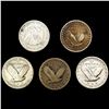 Image 2 : (5) Misc Quarters (1876, 1917, (2) 1917-D, 1917-S