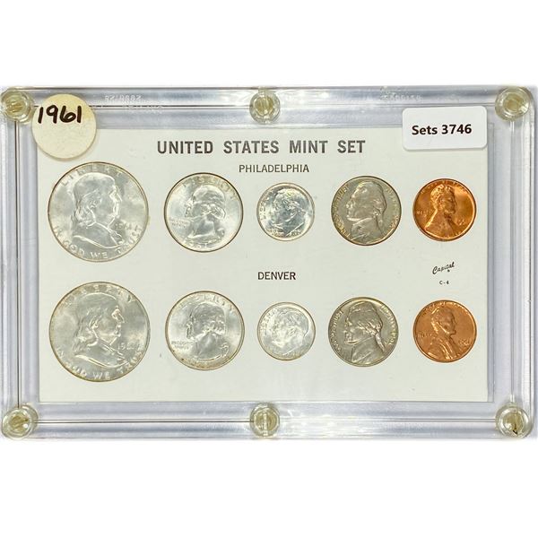 1961 US Mint Set (10 Coins)