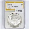 1890-O Morgan Silver Dollar PGA MS64