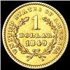 Image 2 : 1849 Rare Gold Dollar UNCIRCULATED