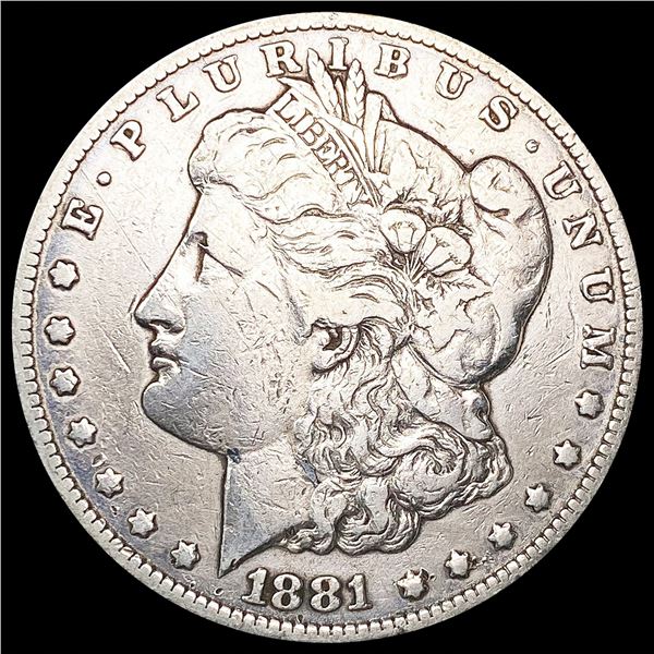 1881-CC Morgan Silver Dollar LIGHTLY CIRCULATED