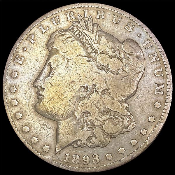 1893-CC Morgan Silver Dollar NICELY CIRCULATED