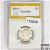 Image 1 : 1924-S Standing Liberty Quarter PGA MS60