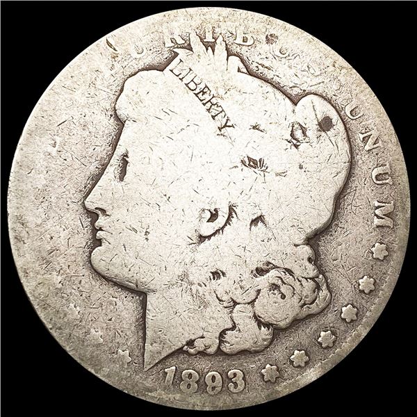 1893-CC Morgan Silver Dollar NICELY CIRCULATED