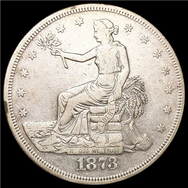 1873-S Silver Trade Dollar LIGHTLY CIRCULATED