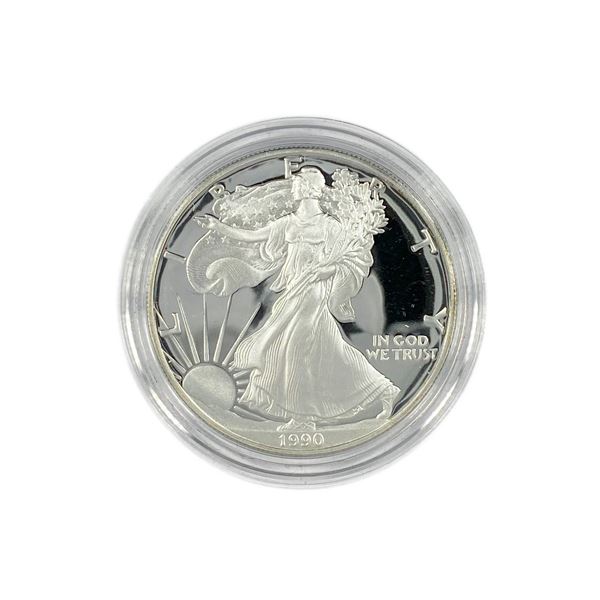 1990-S American 1oz Silver Eagle Proof