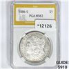 1886-S Morgan Silver Dollar PGA MS63