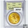 1924 $20 Gold Double Eagle PCGS MS63