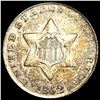 1852 Silver Three Cent LIGHTLY CIRCULATED