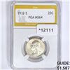 1932-S Washington Silver Quarter PGA MS64