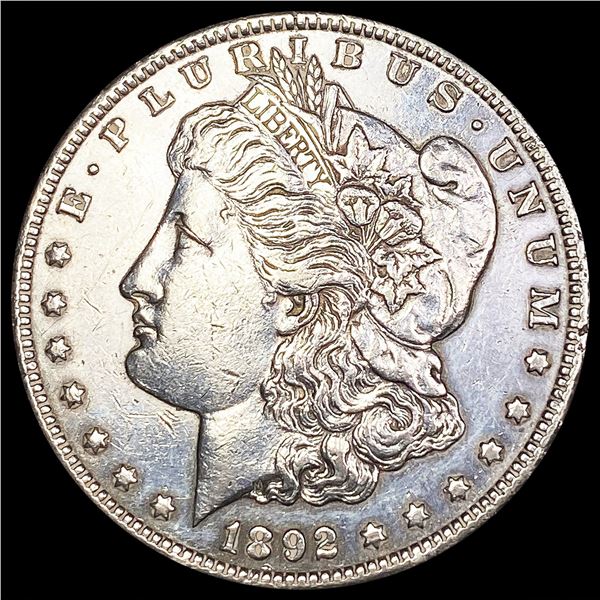 1892-CC Morgan Silver Dollar NEARLY UNCIRCULATED