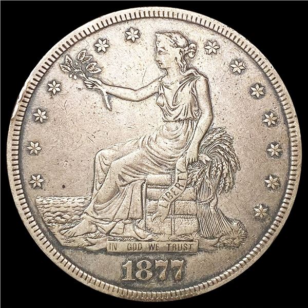 1877-S Silver Trade Dollar LIGHTLY CIRCULATED