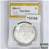 1884-CC Morgan Silver Dollar PGA MS64