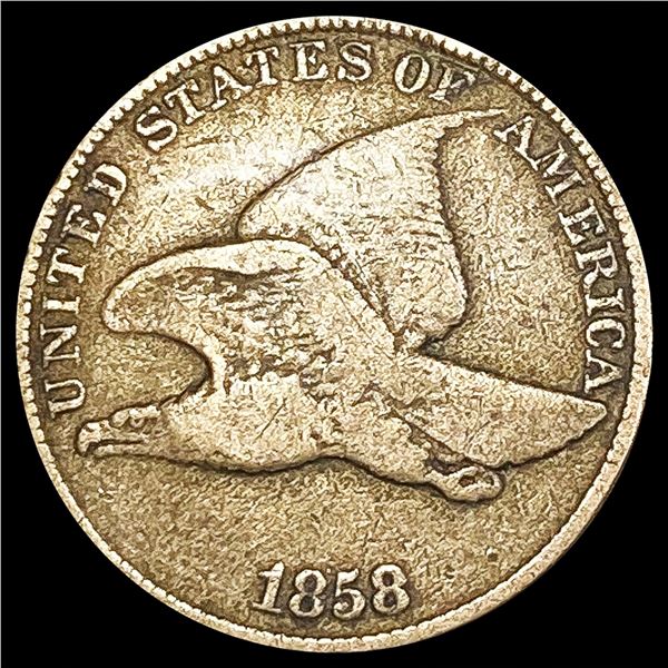 1858 Flying Eagle Cent NICELY CIRCULATED