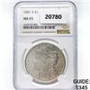 Image 1 : 1881-S Morgan Silver Dollar NGC MS65
