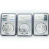Image 2 : 2023 Set (3) 1oz G.B. S2Â£ NGC MS69 Q. Elizabeth