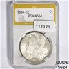 1884-CC Morgan Silver Dollar PGA MS64