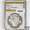 1883-CC Morgan Silver Dollar PGA MS63+