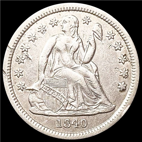 1840 Seated Liberty Dime LIGHTLY CIRCULATED