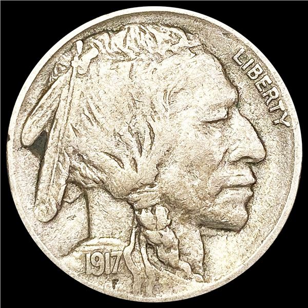 1917-S Buffalo Nickel NICELY CIRCULATED