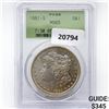 1881-S Morgan Silver Dollar PCGS MS65