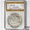 1878 Morgan Silver Dollar PGA AU55 Rev 79 VAM222A