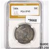1806 Draped Bust Half Dollar PGA XF45
